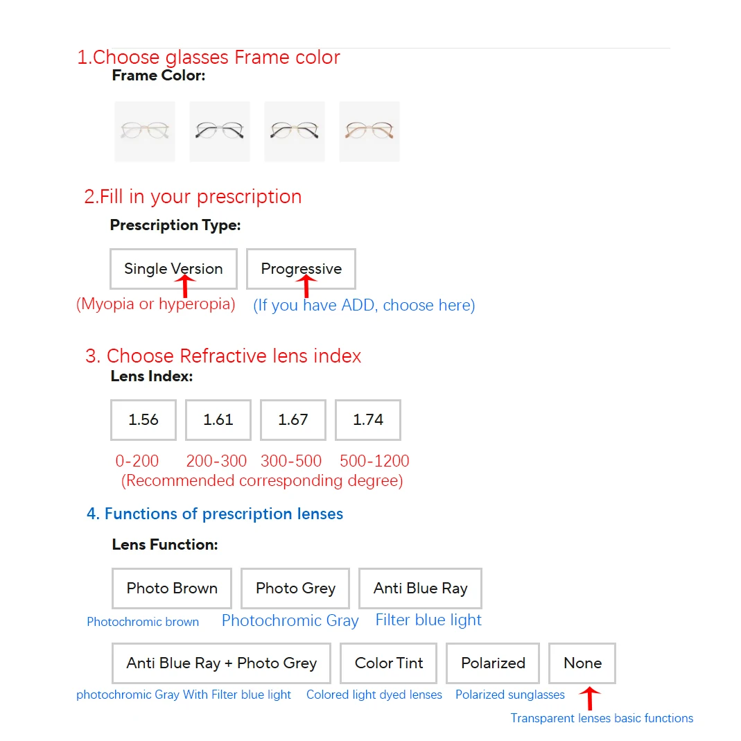 RX Büro Brillen Brillen Männer Titan Optische Rahmen Myopie Hyperopie Linsen Progressive Lesen Anti-Reflexion