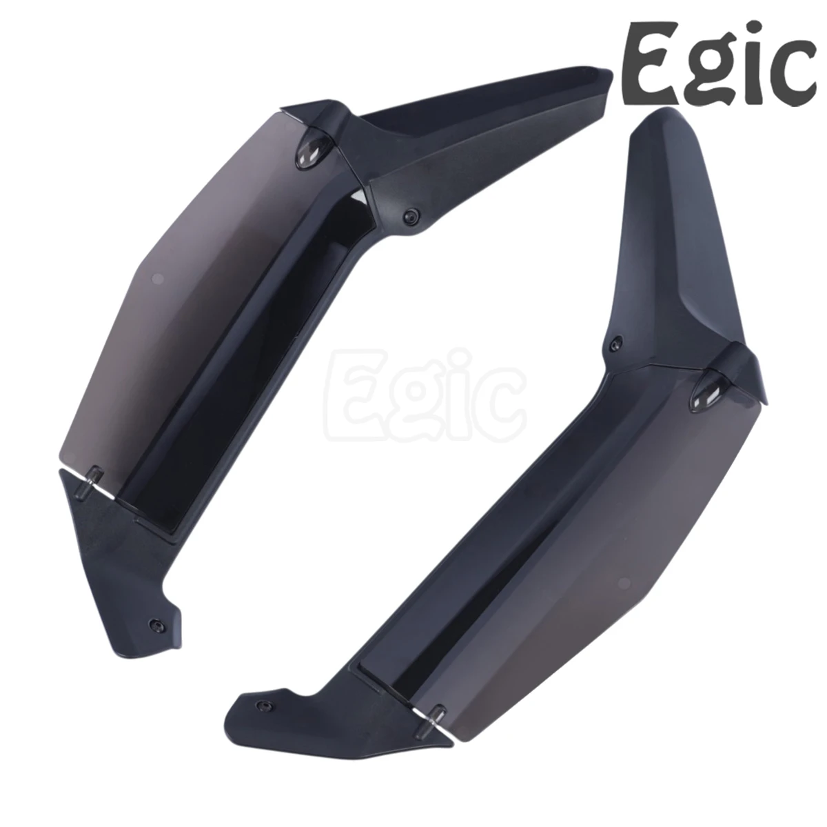 Dark Smoke Air Deflectors For Honda Goldwing GL1800 2018-2020 GW 2021-2026 Adjustable Airflow Vent Side Fairing Wind Control 4