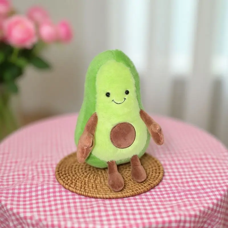 25*14 سنتيمتر أفخم الأفوكادو اللعب Kawaii الأخضر الفاكهة محشوة أفخم ألعاب كرتونية للبنين بنات هدايا عيد الميلاد #6