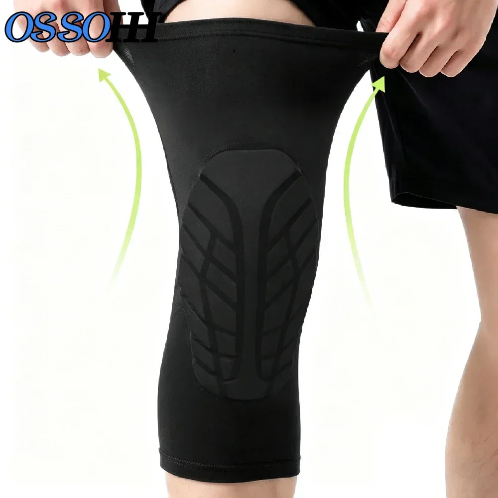 Honeycomb Basketball Knee Pads Short Compression Leg Sleeves Kneepad Volleyball Protector Knee Brace Support for Men Women