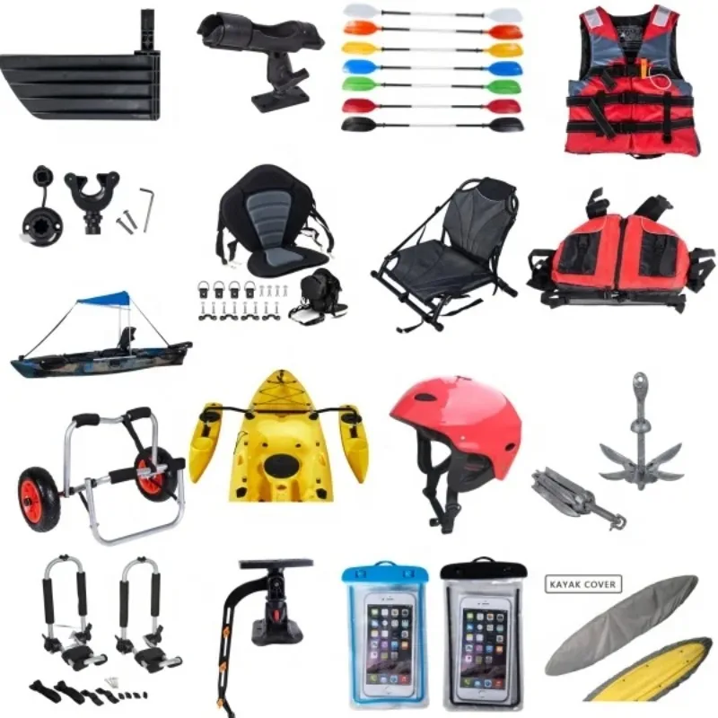 2024 Popular 10ft 3M One Person Single Seating Plastic PE Fishing Kayak Boat New With Accessory