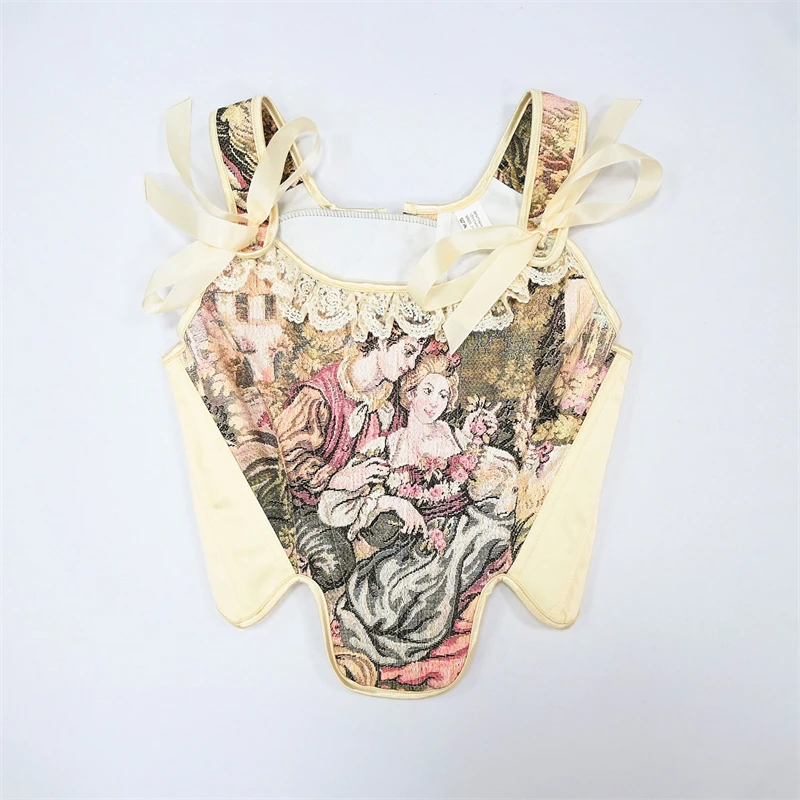 Corsets gothiques pour femmes, modelant le corps, imprimés floraux, Vintage, entraîneur de taille, Sexy, gilet amincissant, débardeur