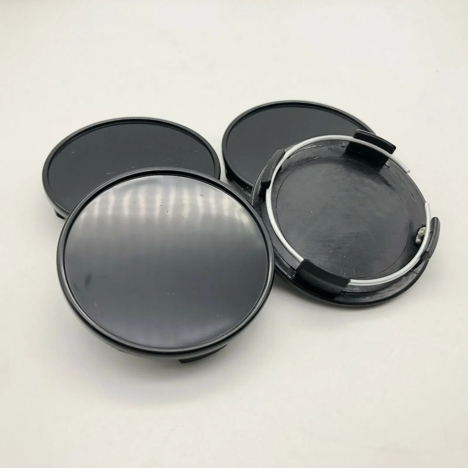 Durable High Quality Practical Wheel Hub Cap Vehicles 4PCS 65MM Trim Trucks Center Cover Front & Rear Moulding