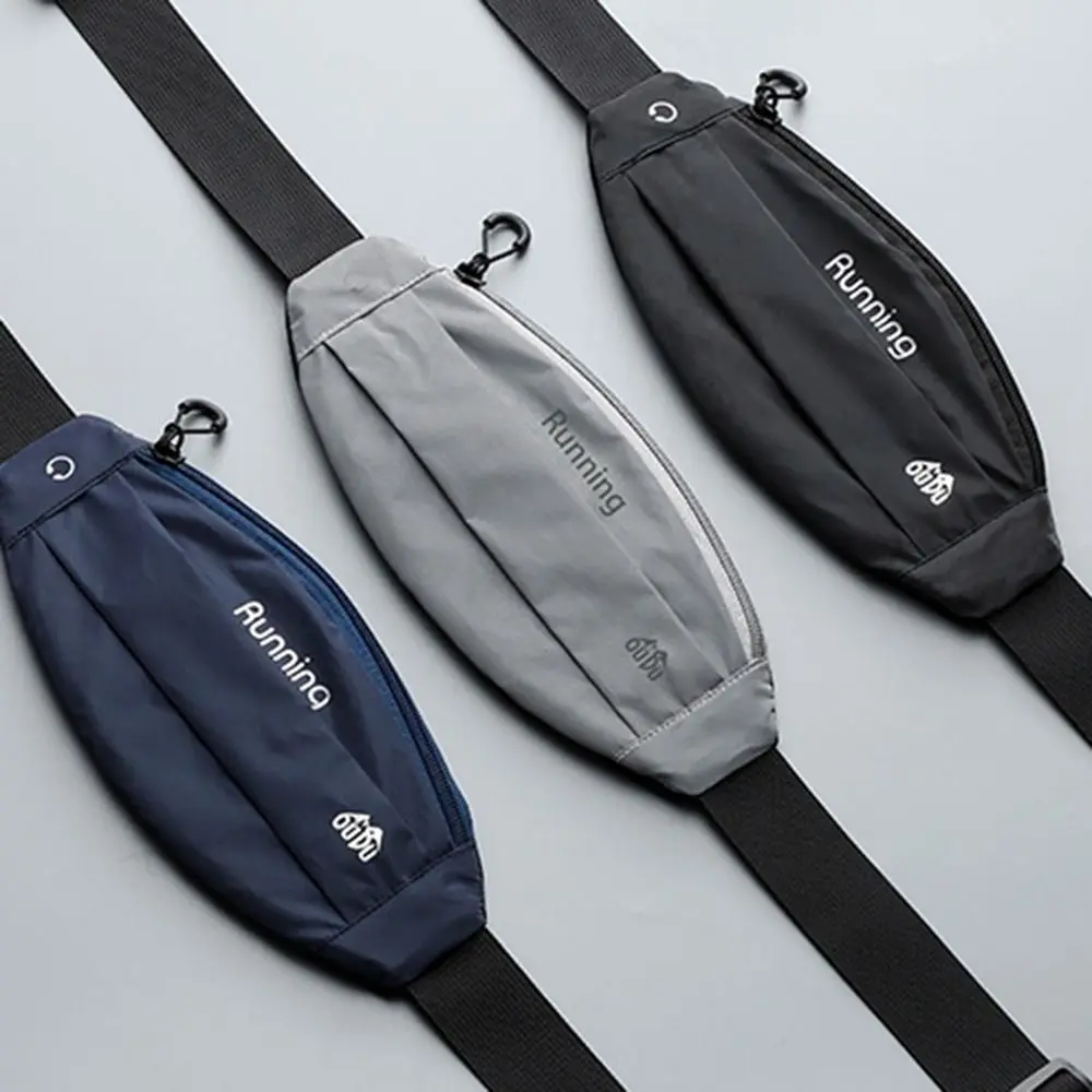 

7 Inch Reflective Running Bag Close Fitting Elastic Sports Waist Bag Breathable Storage Mobile Phone Bag Men Women