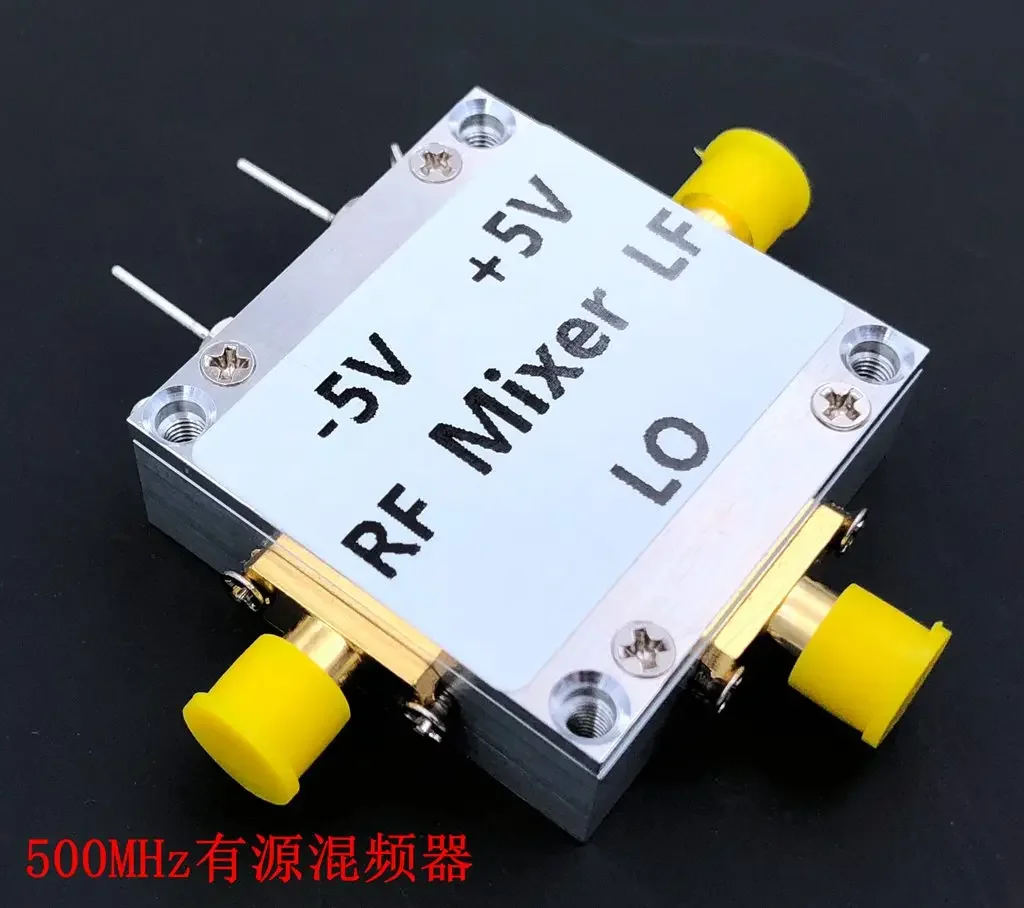 500MHZ Low Noise Active Mixer CNC Shielded Shell SMA Core Chip AD831