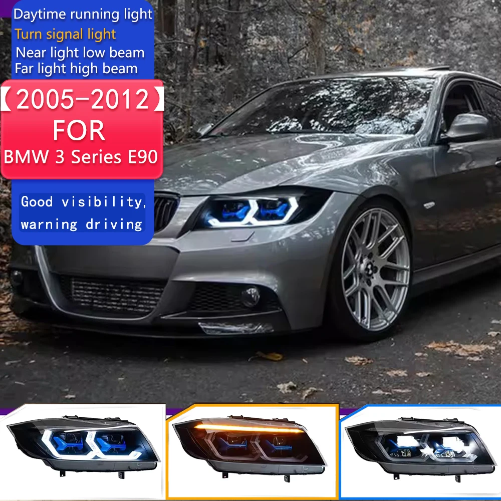 Car Lights For BMW 3 Series E90 Headlight 2005-2012 Headlight LED Projetor head Lamp DRL Car Accessories