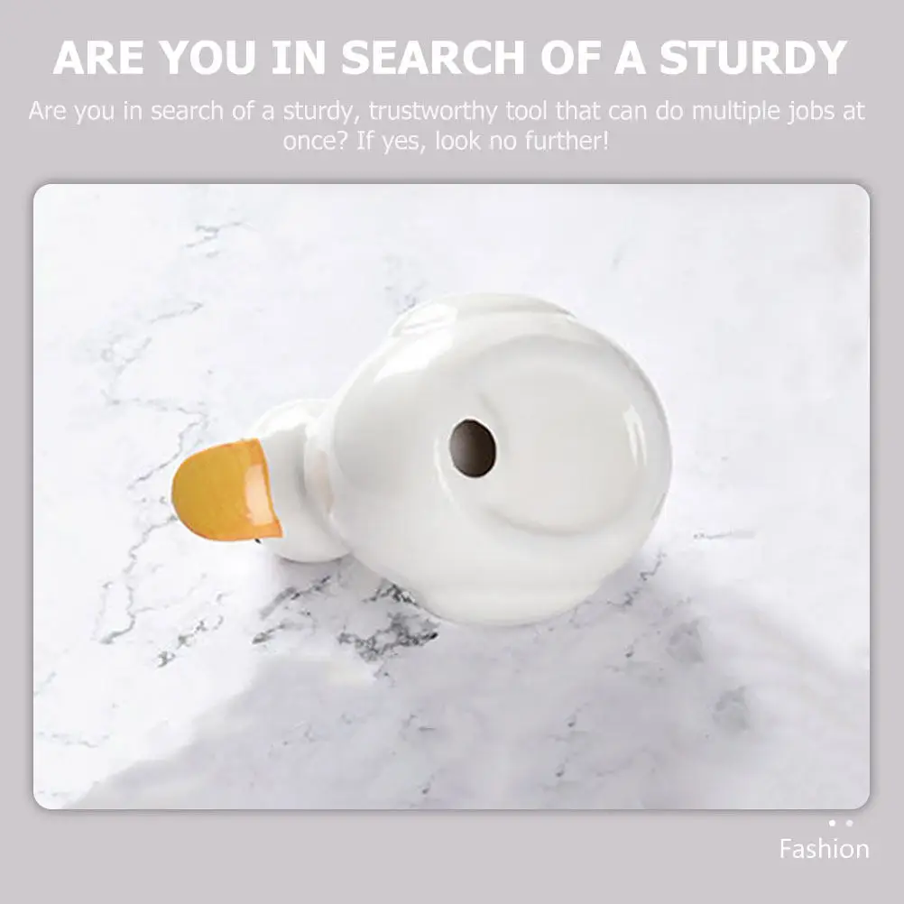 

Ceramic Duck Bowl for Kids Food Storage Cartoon Animal Design Sushi Salad Fruit Soup Oatmeal Container Home Table Decor Kitchen