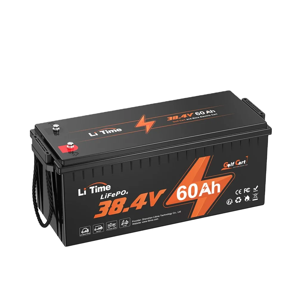 

Easy Installation And Use 36V 60Ah Lithium Golf Cart Battery Built-in 120A BMS US EU AU JP CA Stock