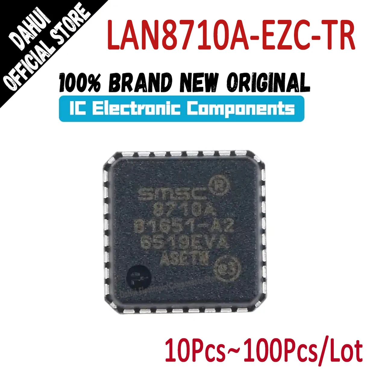 LAN8710A-EZC-TR LAN8710A-EZC LAN8710A LAN8710 LAN 8710A 8710 IC Chip QFN-32