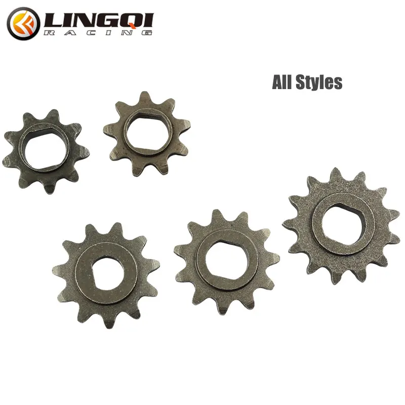 LING QI Motorcycle 25H Engine Chain Gear 13T 11T 9T Tooth Motor Pinion Transmission System For 47cc 49cc ATV Quad Dirt Bike Part