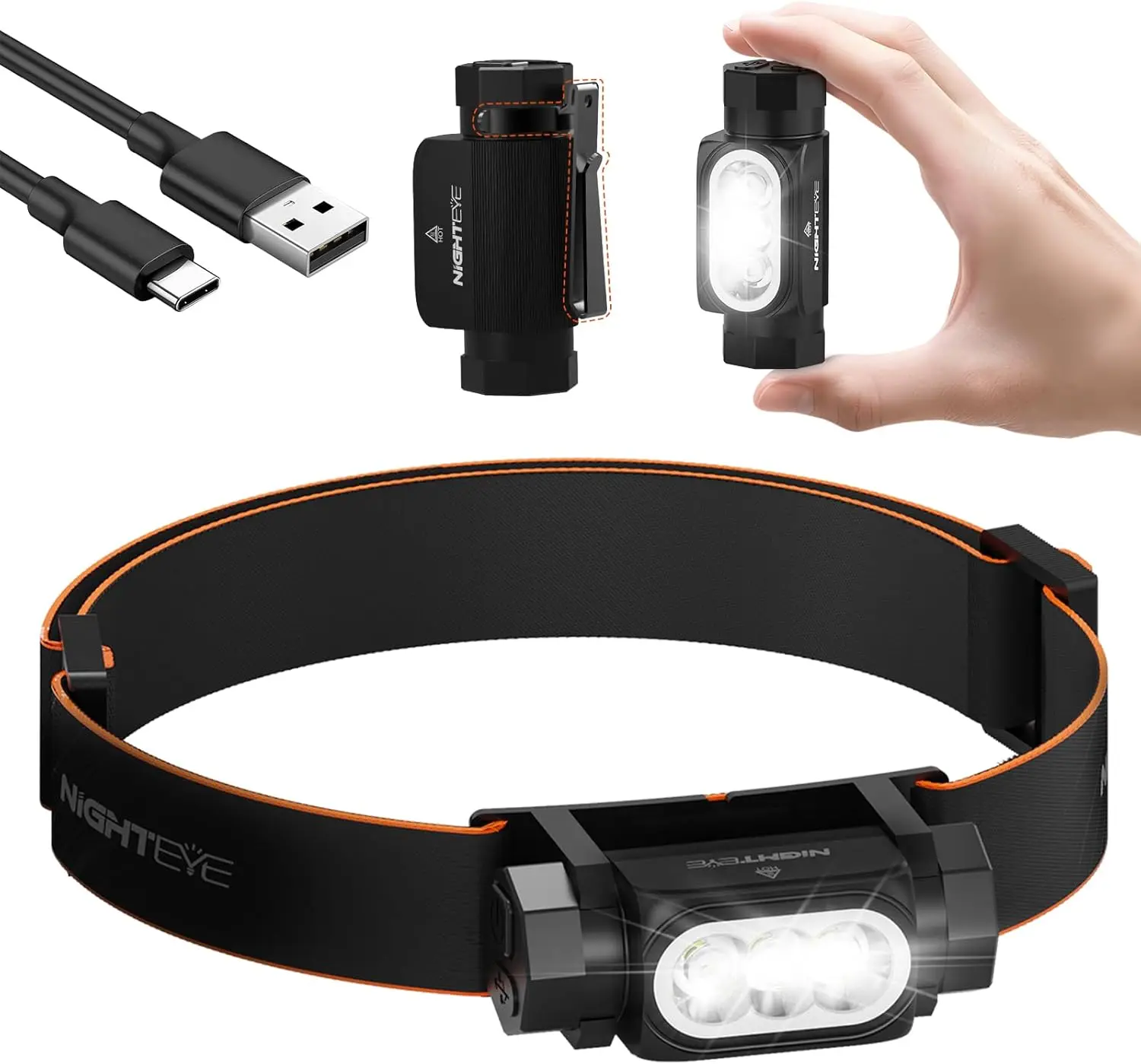 

Перезаряжаемый магнитный светодиодный налобный фонарь, 2000 люмен, 6 режимов, водонепроницаемый, для пеших прогулок, кемпинга, рыбалки