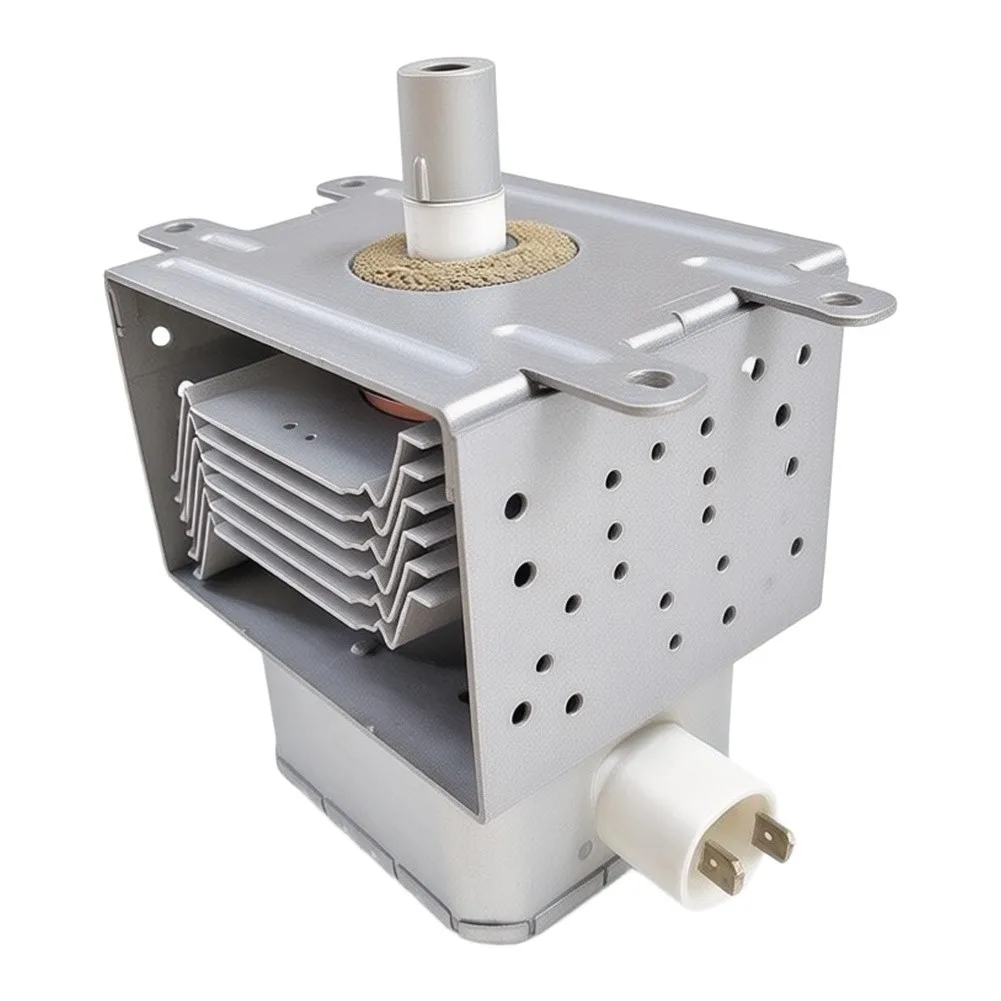 2450MHz Heating Tube OM75P 31 Magnetron Reinforced Metal Construction Low Noise Operation Quick Temperature Distribution