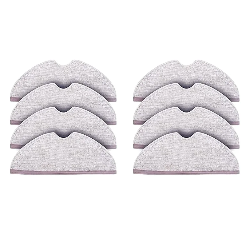 ABZA-Mop Pad, 8 упаковок ткани для швабры из микрофибры для Roborock S6 S6 Pure S6 Maxv S5 Max S5, замена швабры для робота-пылесоса