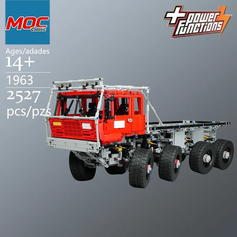 Specially Customized MOCTatra All-Terrain Truck Technic Model -Trendy Educational Toys Top Choice Gift for Casual Building Games