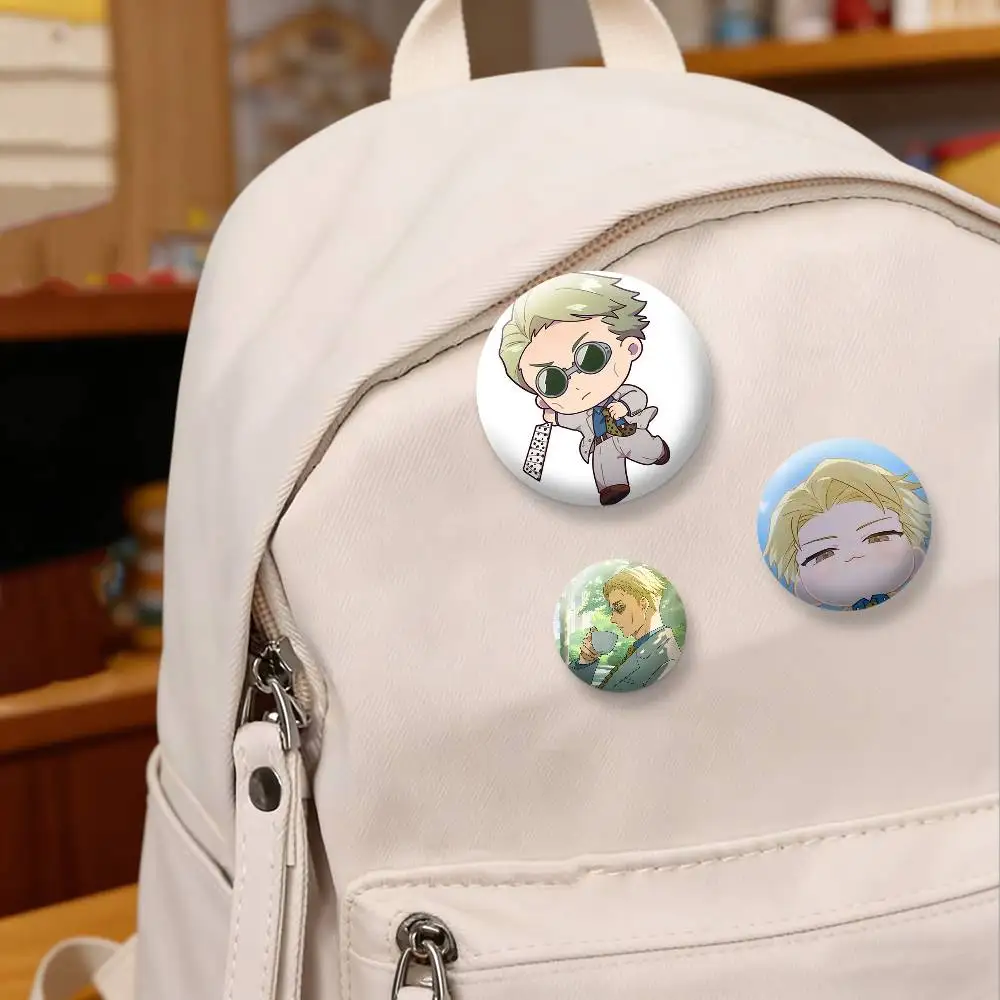 J-Jujutsu Kaisen N-Nanami Kento Brooches Cartoon Badge Pins Backpack Hat Accessories Friend Gift