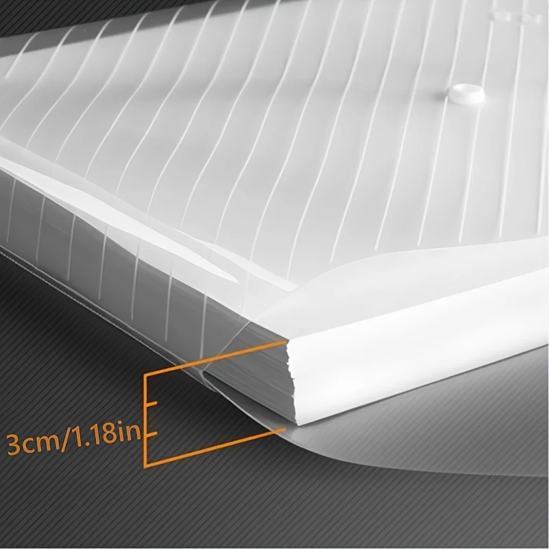 大容量のピンクのA4ファイルバッグ、透明なオフィスおよび書斎オーガナイザー、収納ポーチ、3個、7個