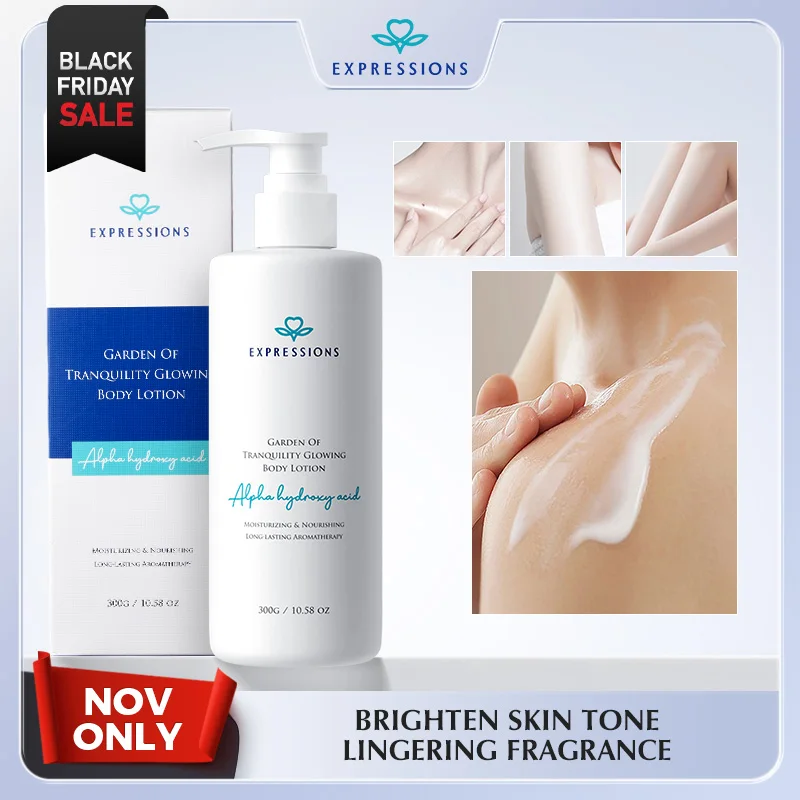 

Moisturizing Body Lotion - Nourishing & Hydrating with Avocado Oil & Niacinamide, Non-Greasy, Long-Lasting Fragrance