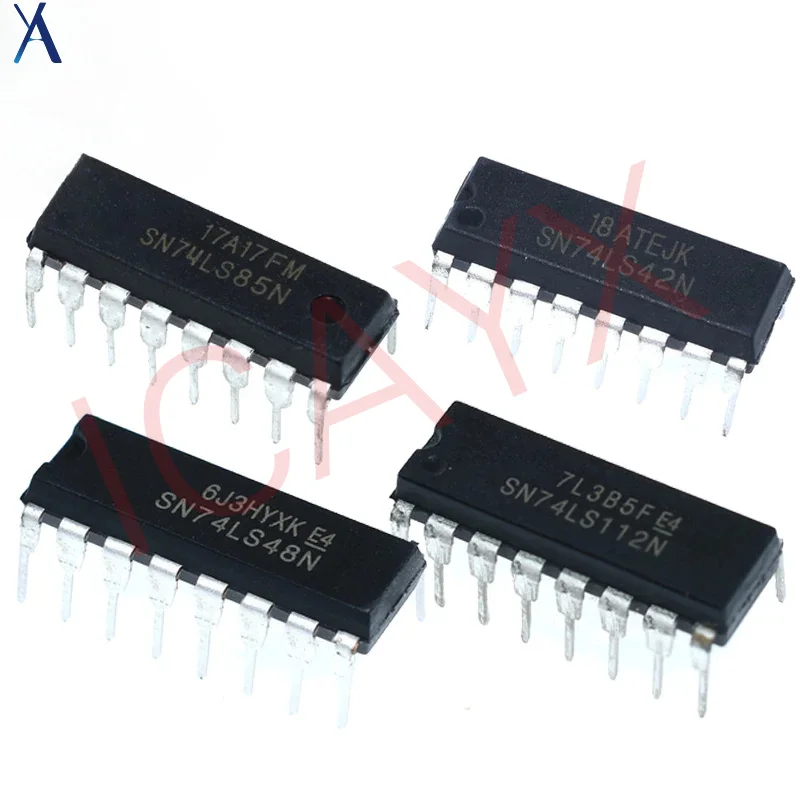 

10PCS SN74LS42N SN74LS46N SN74LS47N SN74LS48N SN74LS85N SN74LS96N SN74LS112N SN74LS123N 74LS42 74LS46 74LS47 74LS48 74LS85 DIP16