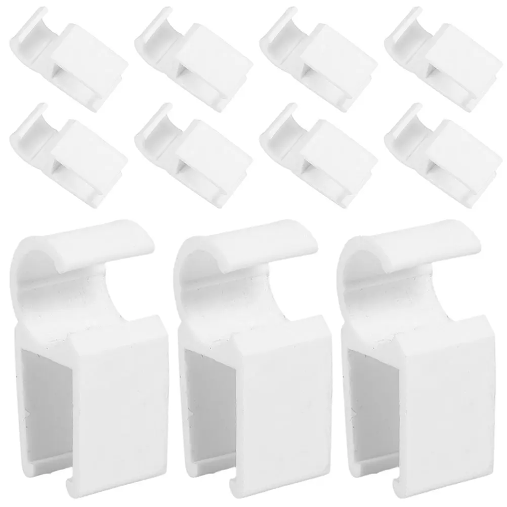 

30 Pcs Whiteboard Pen Holder Fixing Clamp Marker Clip for Dry Erase Office Pencil Plastic Buckle Blackboard