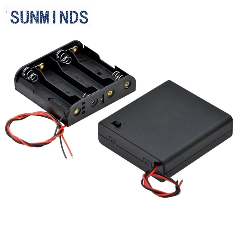 1PCS 1 2 3 4 5 6-way battery box 5 slot battery holder 1/2/3 4/8 X box holder