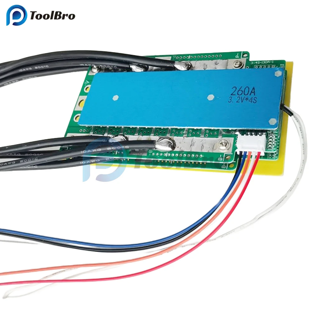 4S 12V 260A BMS LifePo4 wysoki prąd balansu płyta ochronna litowo-jonowego motocykla rozruch RV falownik