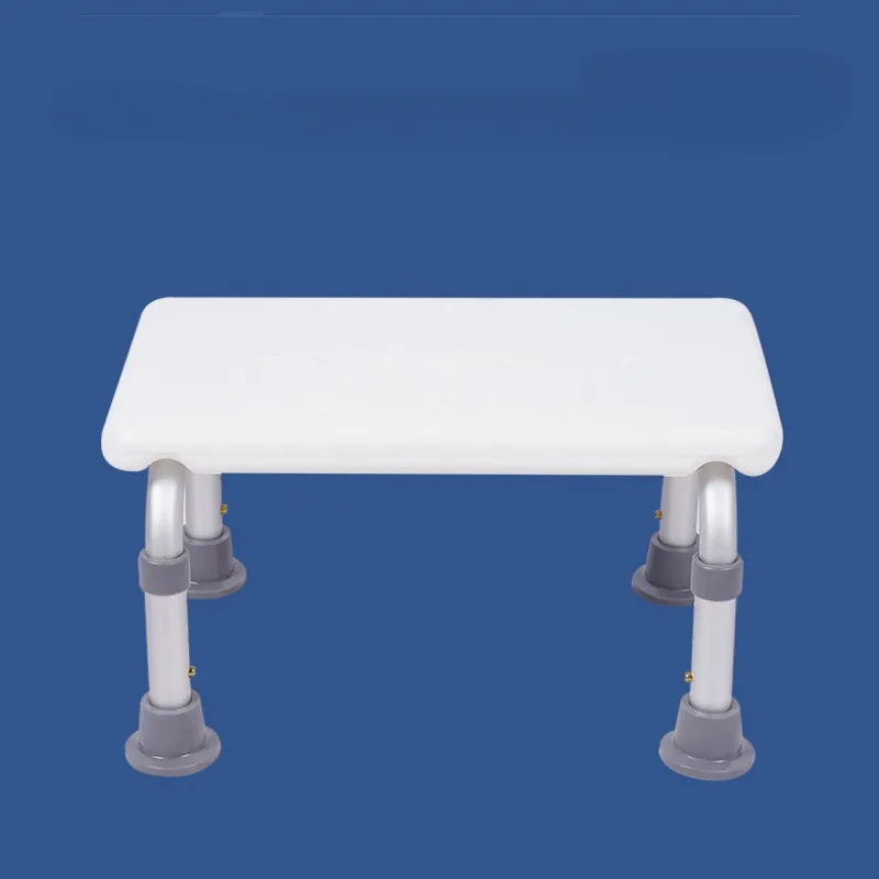 

Регулируемый алюминиевый табурет для ванной, сверхмощное сиденье для душа для пожилых людей, прочная несущая выдвижная подставка для ног для ванной комнаты