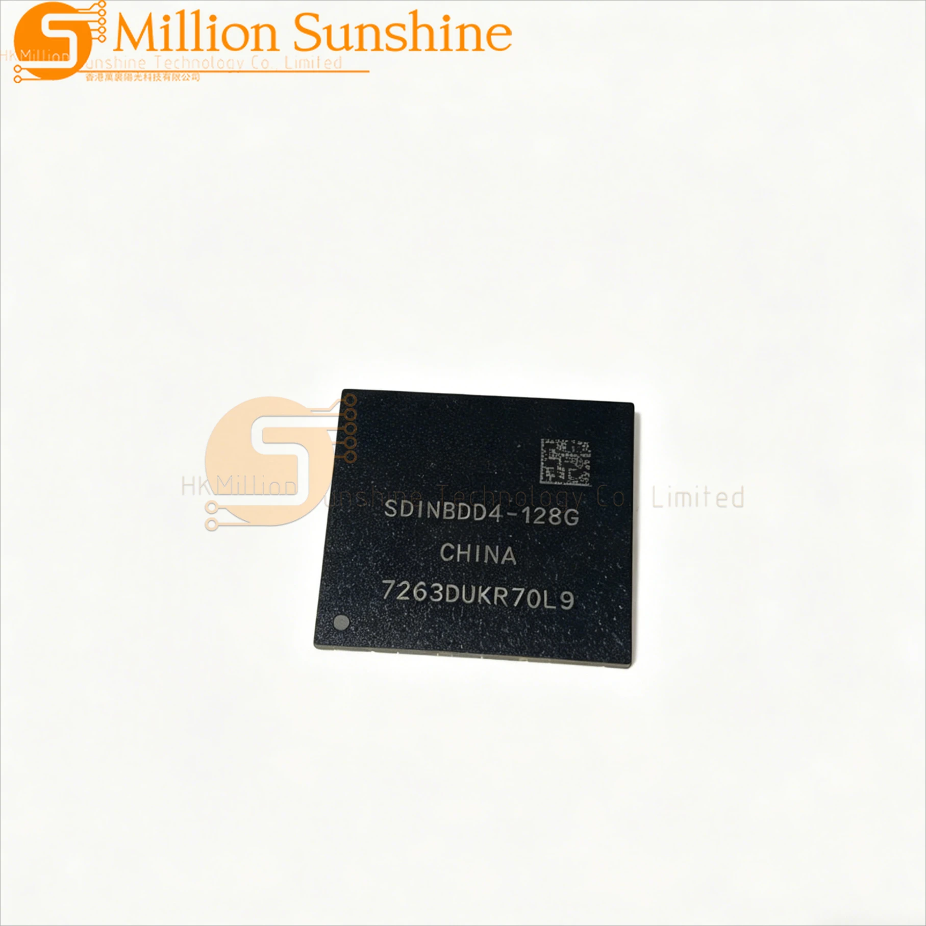 1pc SDINBDD4-128G SDINBDD4 BGA153 eMMC5.1 128GB NAND Flash Memory IC for Router TV Box Life 0-10 Worn