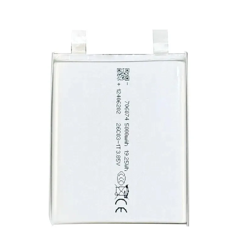 [New] for Polymer Lithium Battery 706074 3.85V 5000mAh Semi Solid Battery High Capacity Rechargeable Power Cell for Electronics