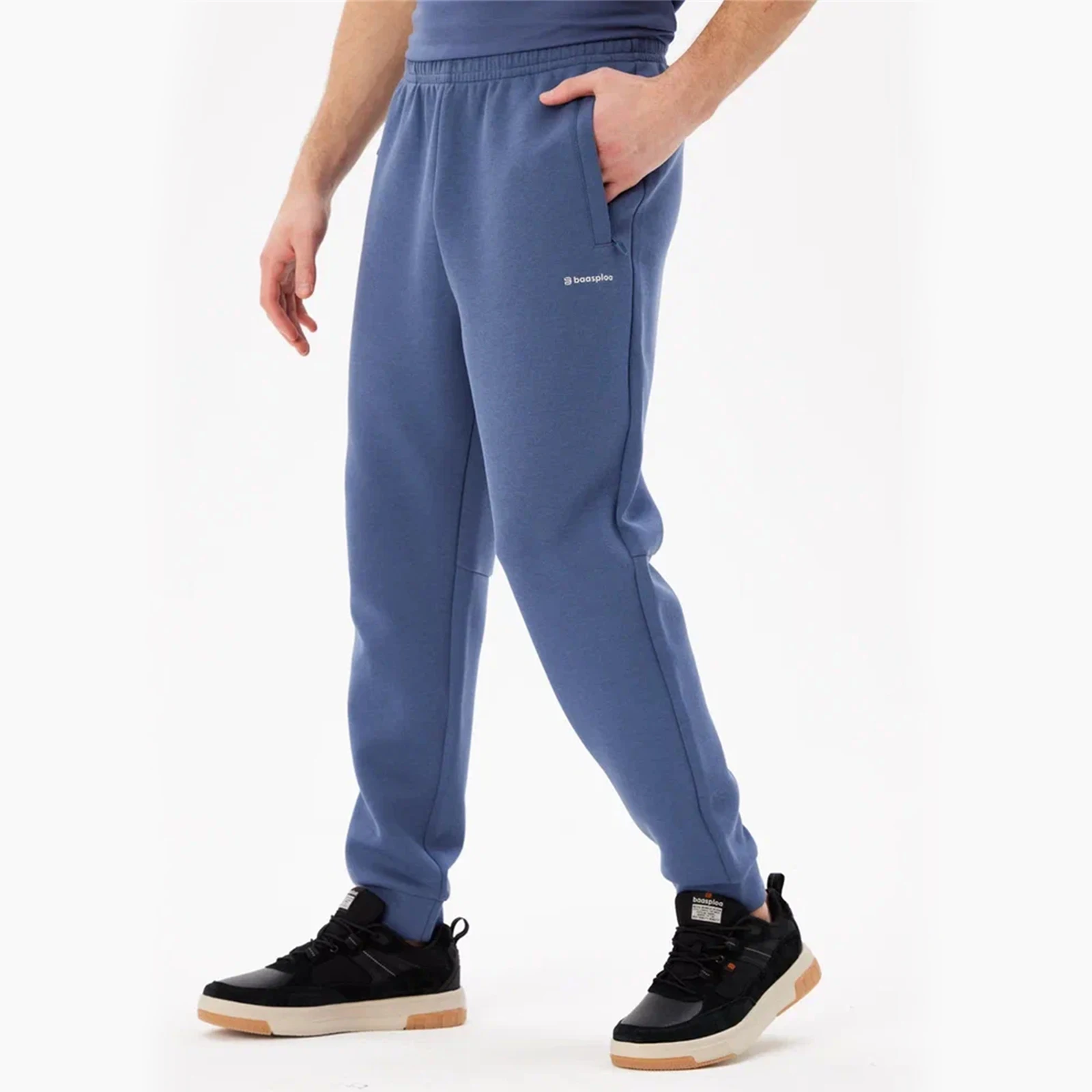 Baasploa-Pantalones deportivos informales para hombre, cómodos, 2024 algodón, 57% poliéster, para correr, novedad de 43%