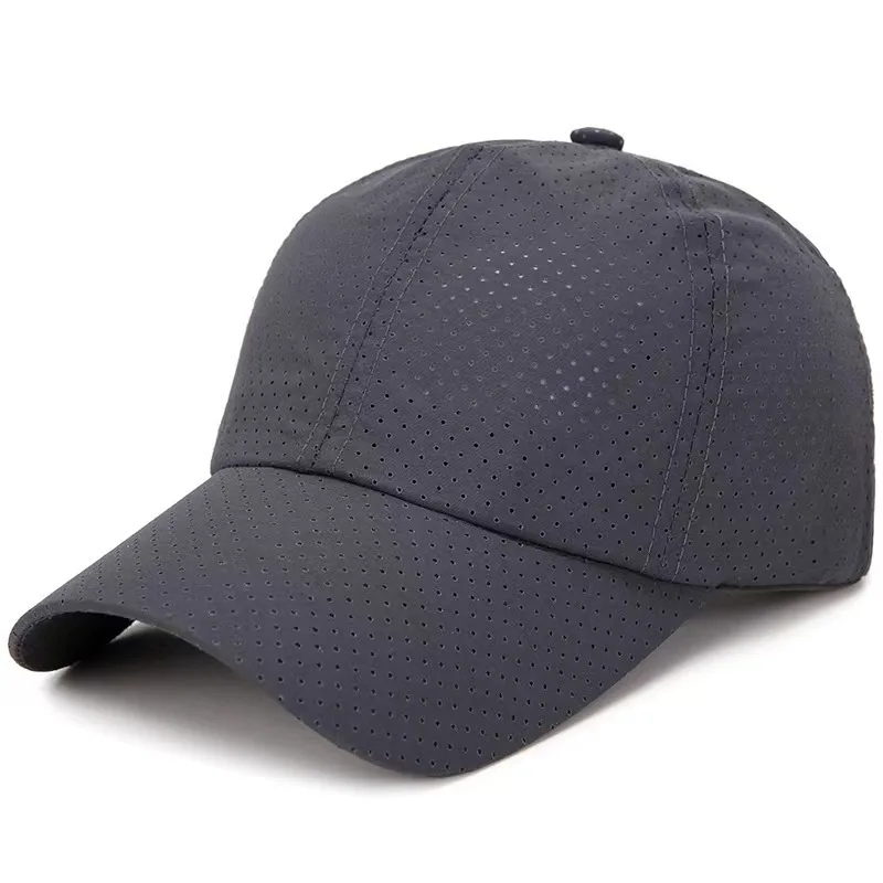 Outdoor-Sonnenhut für Herren, ideal für den Sommer, zum Angeln, als Baseballkappe oder Laufkappe, Originaldesign, dünne, schnelltrocknende und atmungsaktive Kappe. – Detail 11