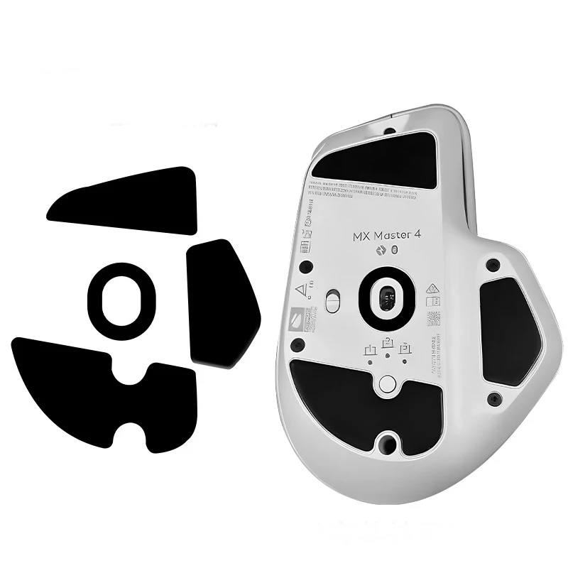1Sets Rounded Curved Edges Mouse Feet Skates Compatible with for Logitech MX Master4 Wireless Gaming Mouse feet Replacement