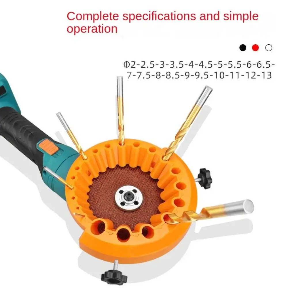 High-performance High-performance Utility Tools Precise Thickened Drill Bits Sharpener Holder Efficient 20 holes