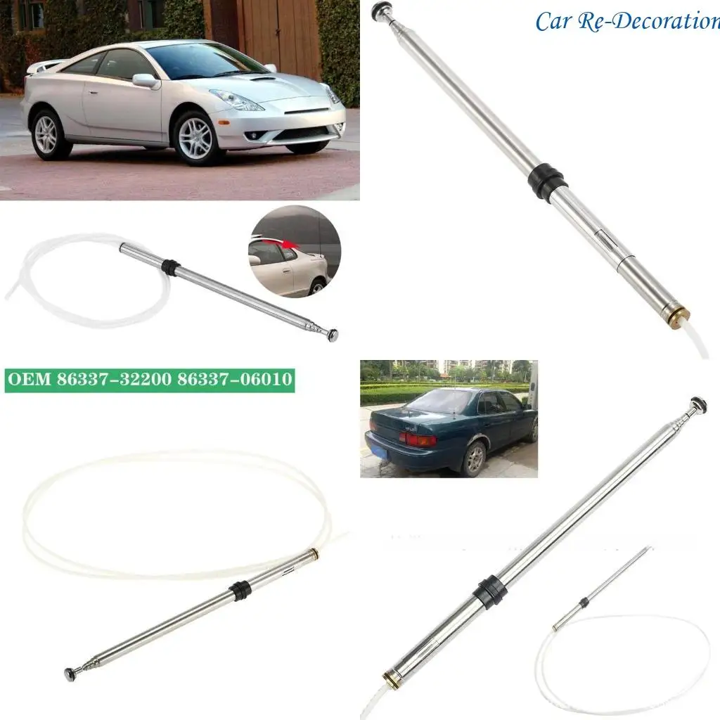 

R58D Car FM Radio Antenna Mast for 92-96 90-93 86337-32200 86337-06010 Replacement Radio Antenna Mast
