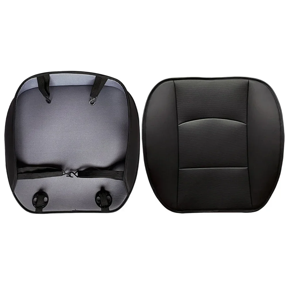 Black Car Front For Seat Cover Full Surround PU Pad Mat Chair Cushion Superior Material for Effective Protection