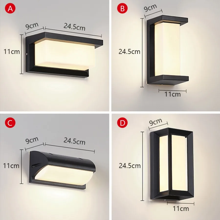 led-屋外壁ランプ防水-ip65-pir-モーションセンサー壁ランプ-ac85-265v-屋内ホームポーチバルコニー庭装飾照明