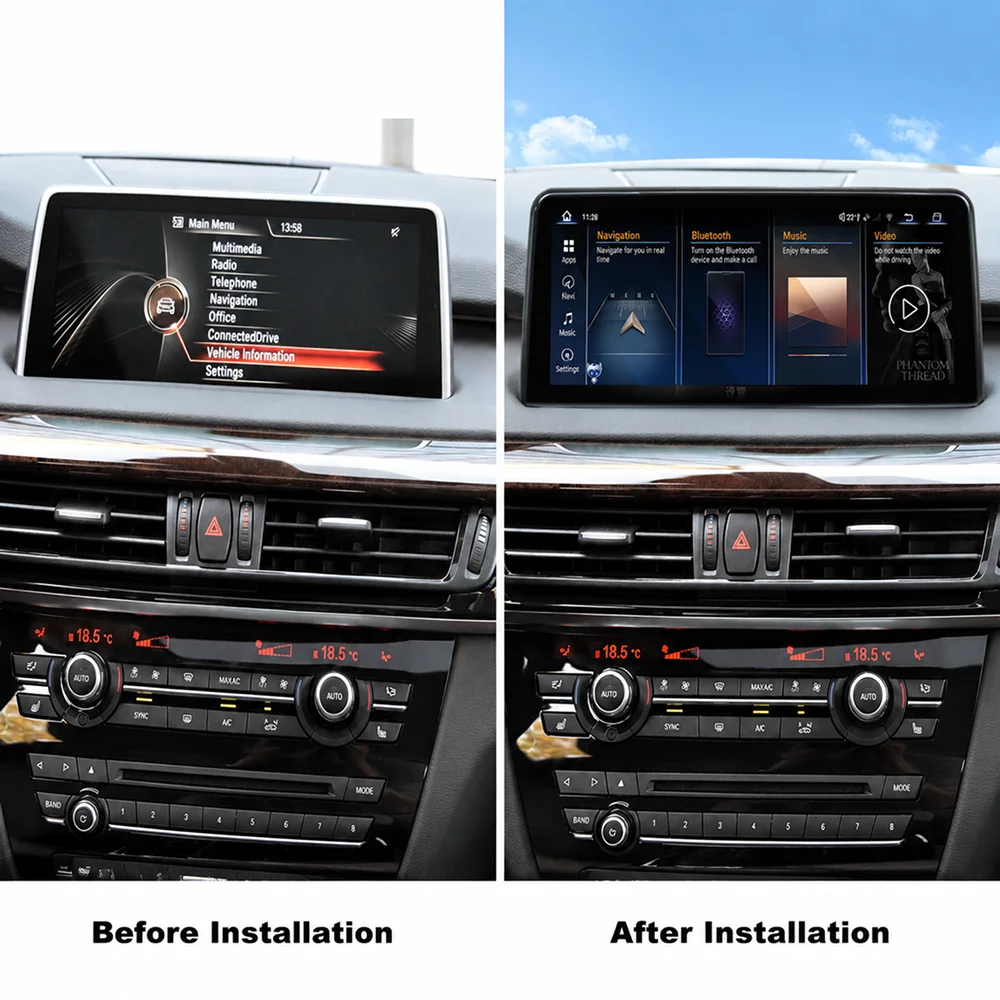 Untuk BMW X5 F15 X6 F16 2014-2 - Car Multimedia Rear Seat Entertainment ulasan dan harga