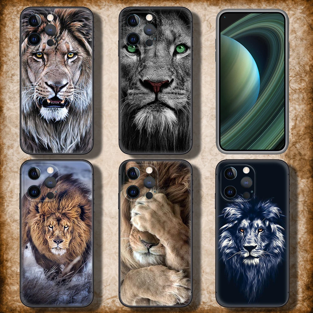 big lion animal Soft Case for Huawei Y5P Y6P Y7A Y8P Y9A Y6 Y7 Y8S Y9S Y9 Prime Nova 9 9I 4E 5T 7 Mate 10 Lite 20 Pro P30