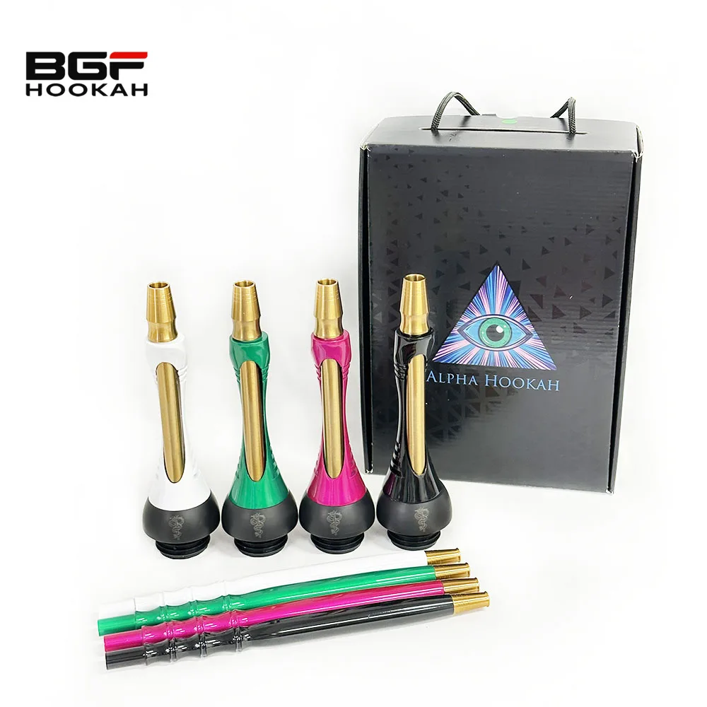 

Multicolor Alpha Hookah Model S Narguile Chicha Cachimba Shisha Smoking Set Russian Hookah