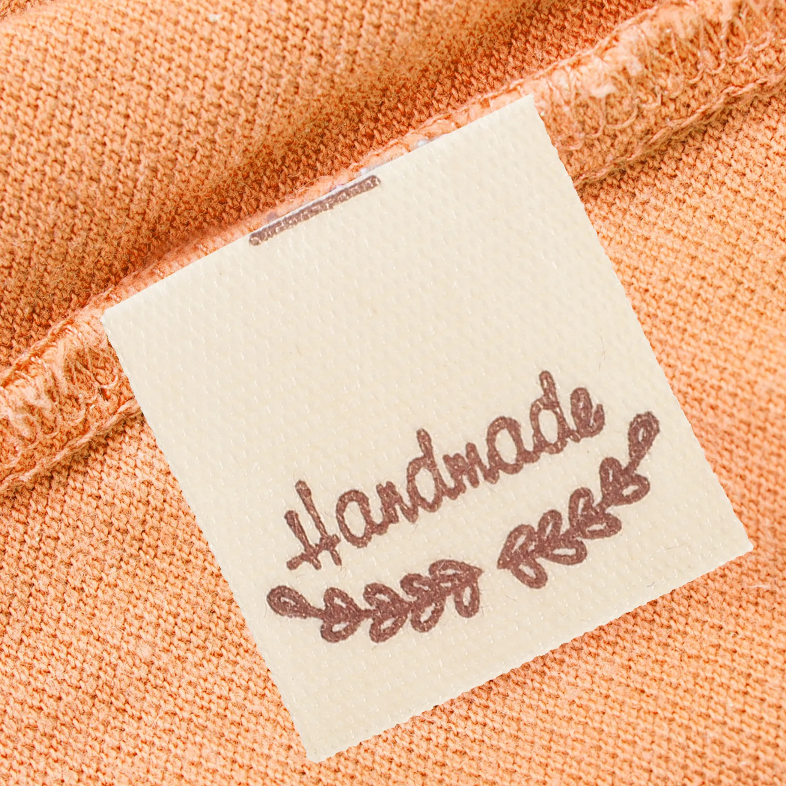 

100pcs Handmade Sewing Tags For Clothes Craft Cotton Labels For Crochet Items Diy Vintage Style Personalized Quilt Knitting