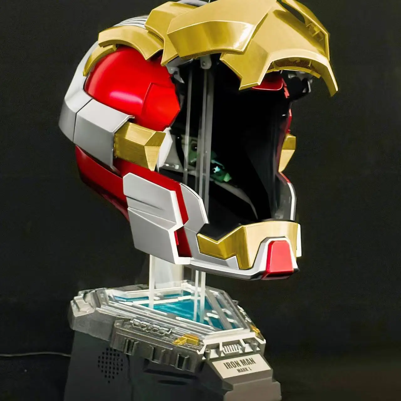 Capacete Transformável de Corpo Inteiro do Homem de Ferro MK17 com Armadura Jarvis, Modelo de Brinquedo