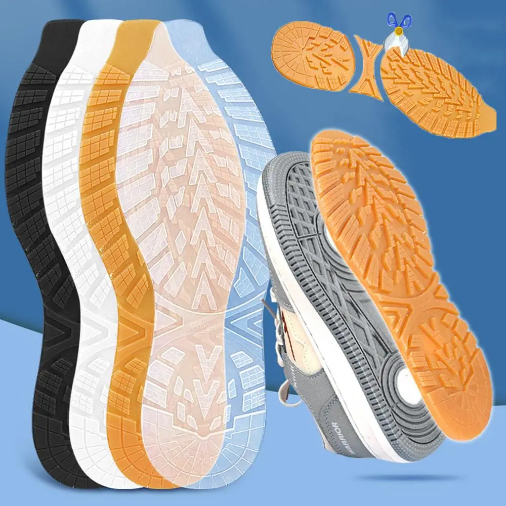 Rubber Shoe Pieces Wear-resistant Sole Stickers Non-slip Sole Stickers Flexible Practical Shoe Accessories Sole Repair Materials