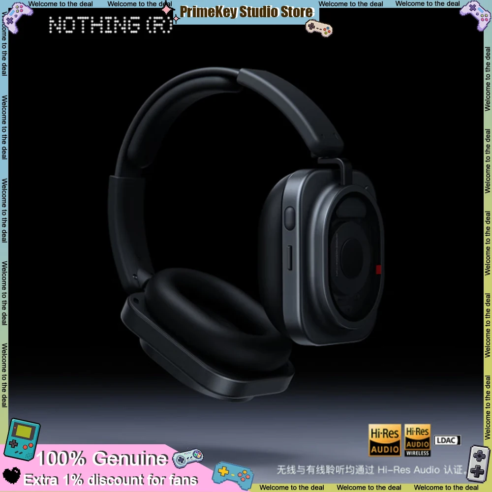 New Arrival NOTHING Headphone (1) Pro Head Mounted 3-unit Active Noise Cancelling Bluetooth Earphones Compatible Ios Android