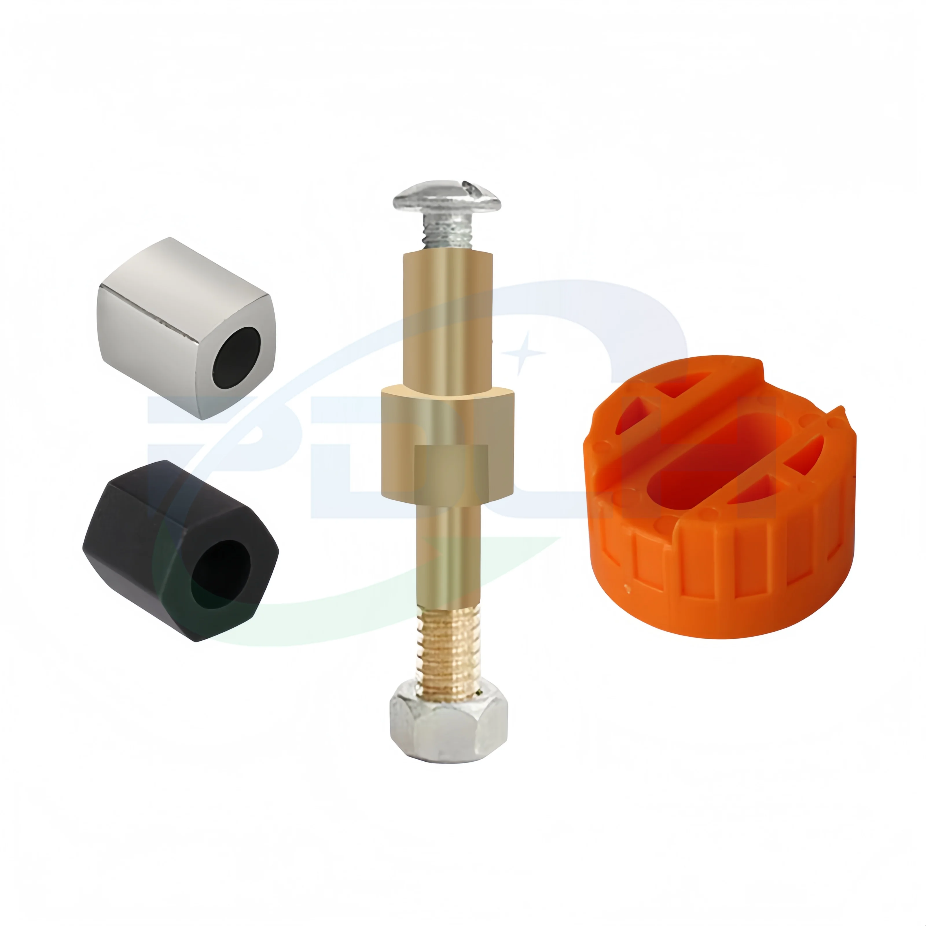 Hex Conductive Block Tungsten Carbide Conductive Rod Copper Bar Insulation Sleeve for Wire EDM
