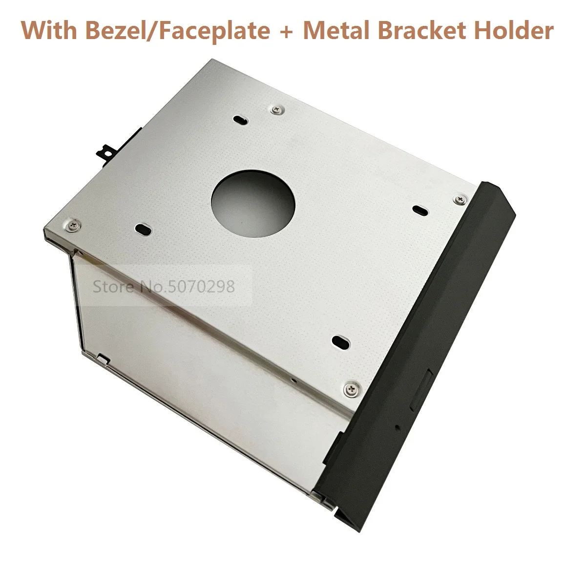 with Bezel Cover Faceplate 2nd 2.5 SATA Hard Drive HDD SSD Optical bay Caddy Bracket Frame for Lenovo ThinkPad L540 L440