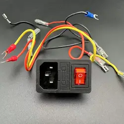 Voron V0.1/0..2 Power Switch Socket Square Switch Button With Switch Fuse