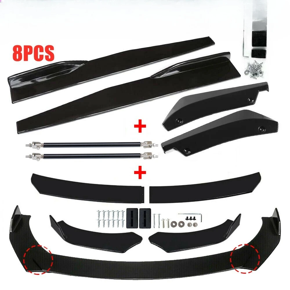 

For Ford Fusion SE Front Bumper Lip Chin Spoiler Body Kit /Side Skirt /Rear Lip