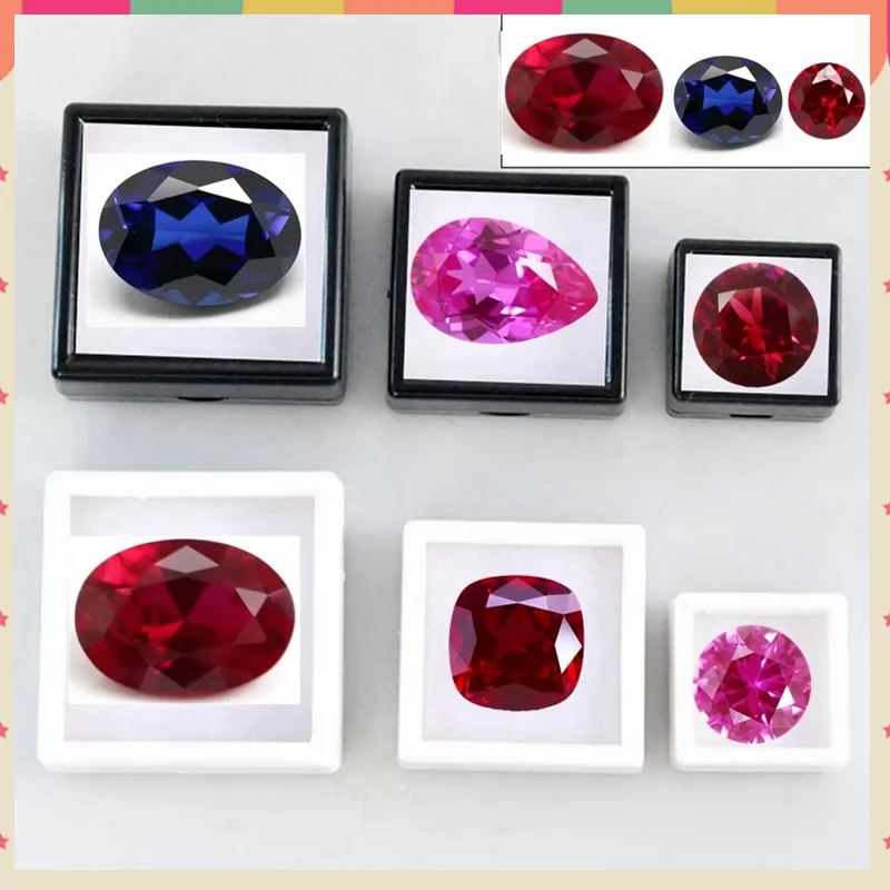 الجملة اختبار موس صلابة الأحجار الكريمة الياقوت روبي لصنع المجوهرات جوهرة جمع الحجر AAAA + أعلى جودة #2