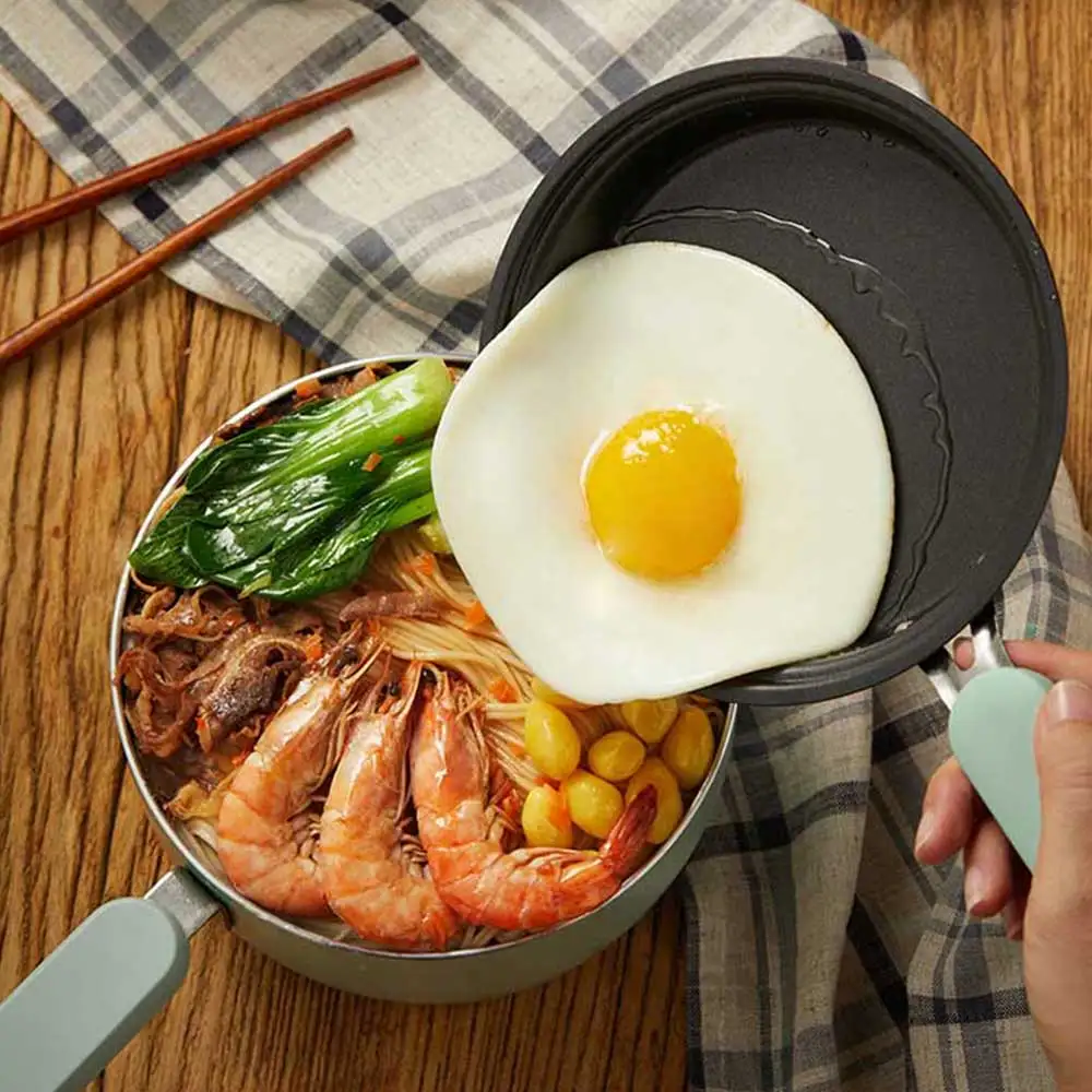 Бытовая мультиварка Многофункциональная мини-электрическая плита 1,2 л с антипригарным покрытием Электрическая плита