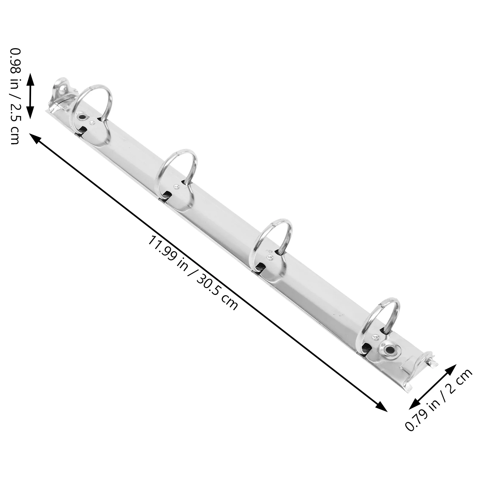 Loose Leaf Notebook Binder Spines Comb A4 Inserts Mechanical Loose-leaf Ring The