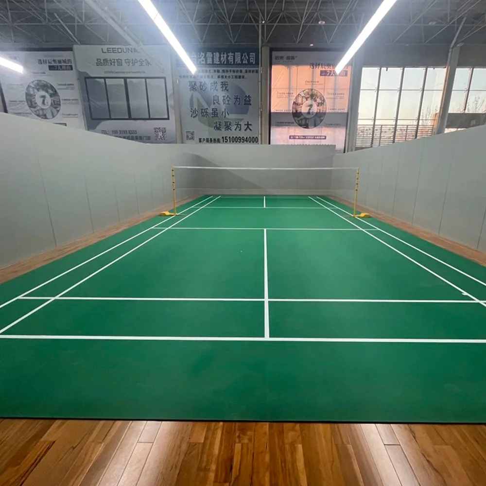 

Многоцелевой коврик для бадминтона из ПВХ Beable 5,0 мм для школьных клубов, прочный, безопасный, нескользящий